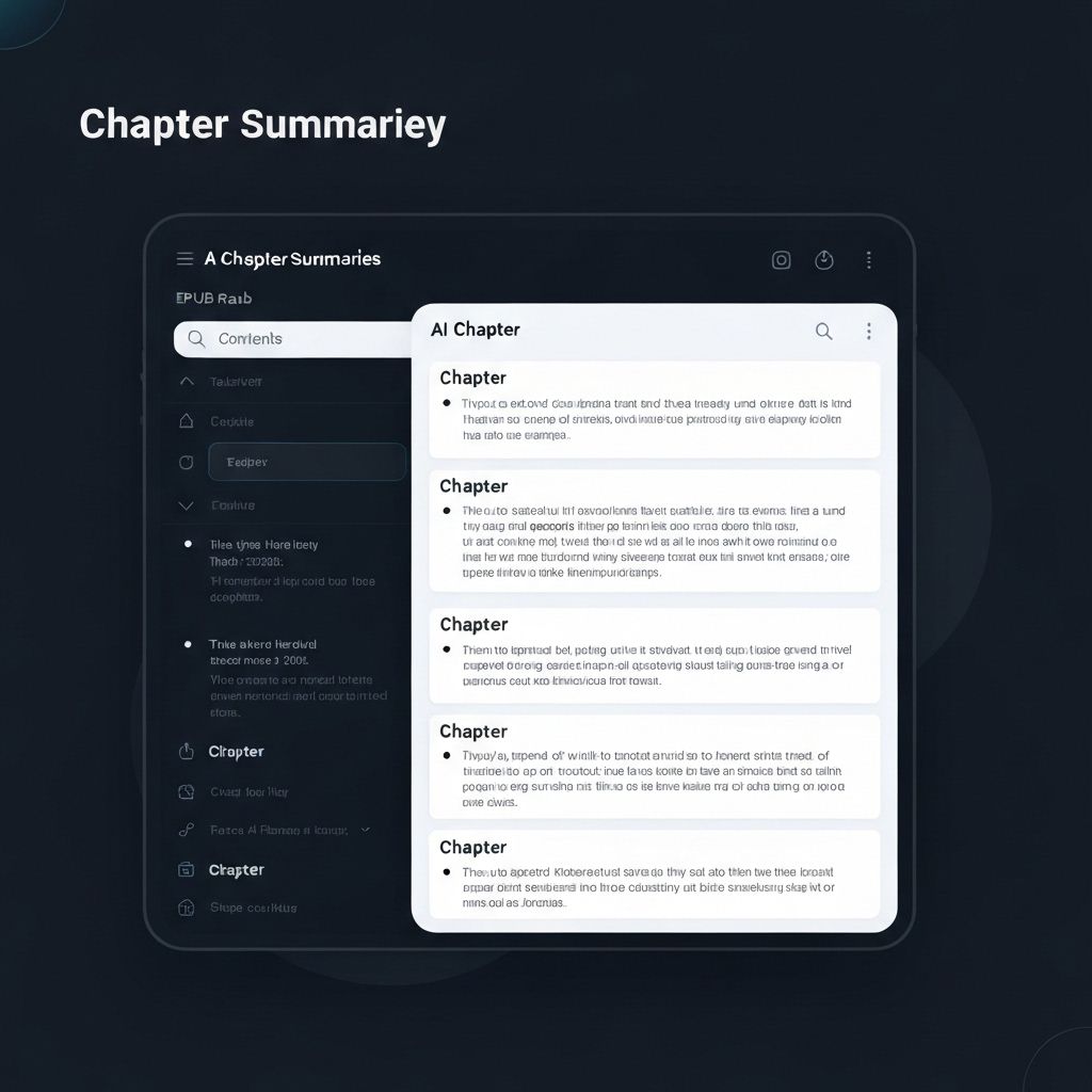AI Chapter Summary Interface